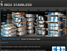 Tablet Screenshot of inoxstainless.com
